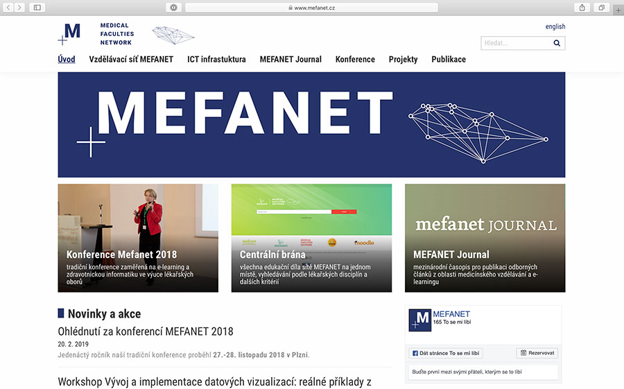 MEFANET: vzdělávací síť lékařských fakult