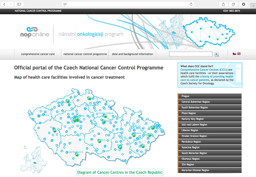 NOP On-line: official portal of the Czech National Cancer Control Programme