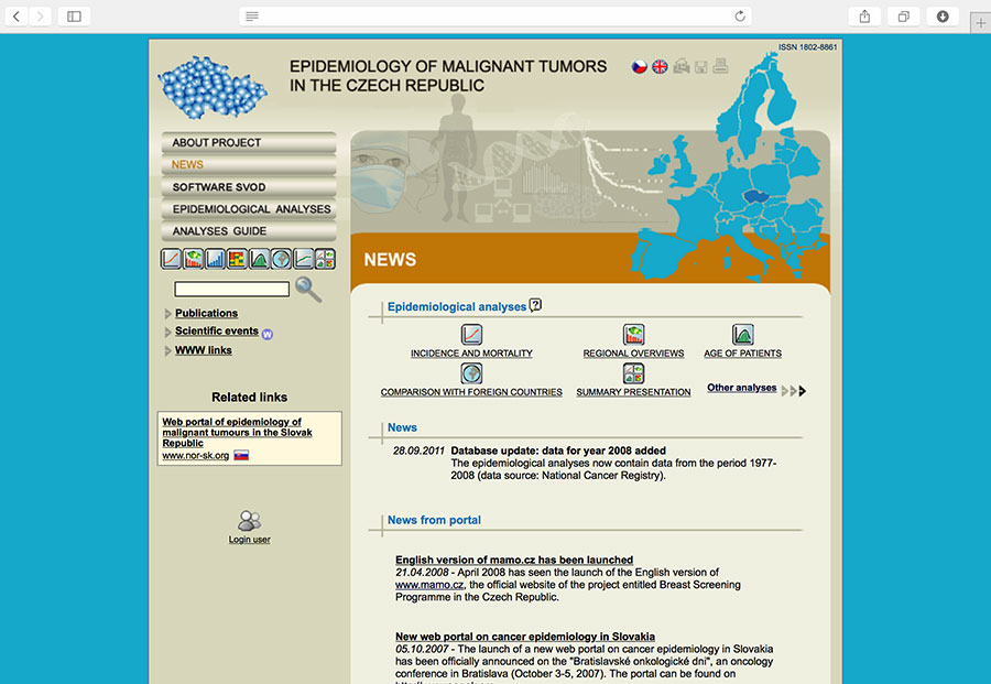 SVOD: Cancer epidemiology in the Czech Republic