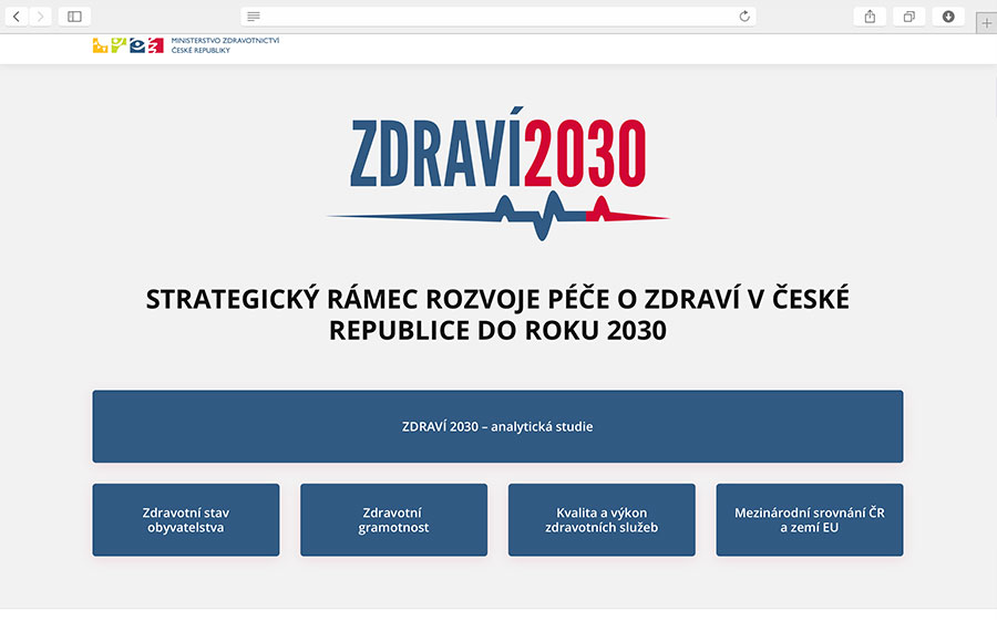 Zdraví 2030: Strategický rámec rozvoje péče o zdraví v ČR do roku 2030