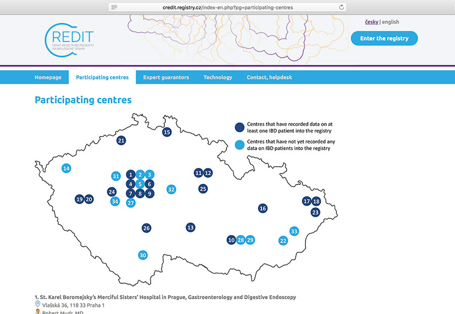 CREDIT: Czech registry of IBD patients on biological therapy