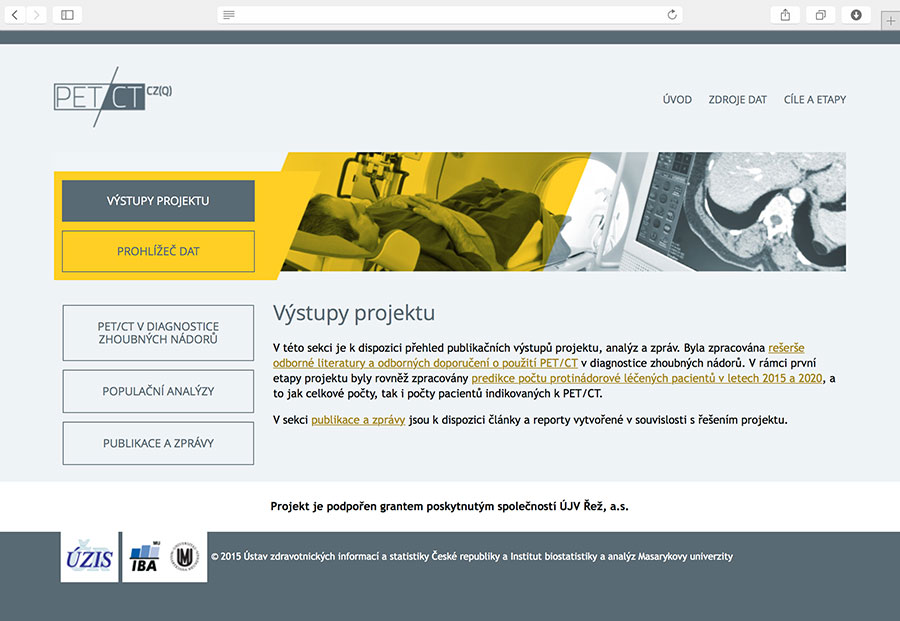 PET/CT-CZ(Q): establishing a data background for the monitoring of numbers and indications of PET/CT scans in the clinical practice of Czech health care facilities
