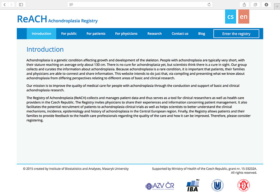 ReACH: clinical registry of patients with achondroplasia